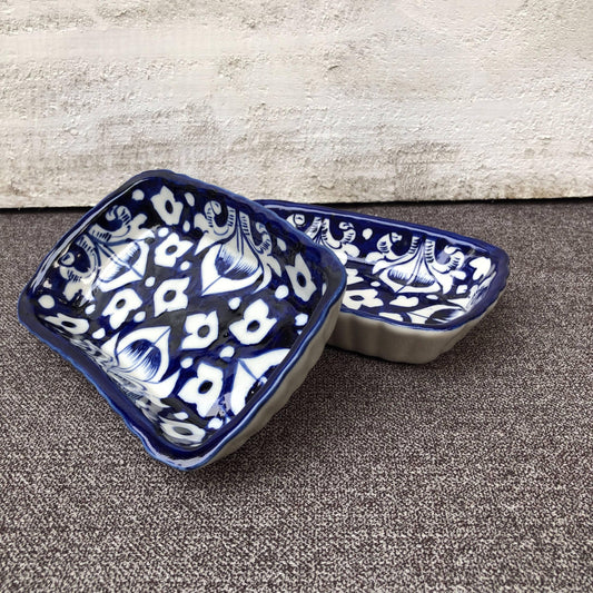 Blue Celico Small Serving Dish - Set of 2 - ValueBox
