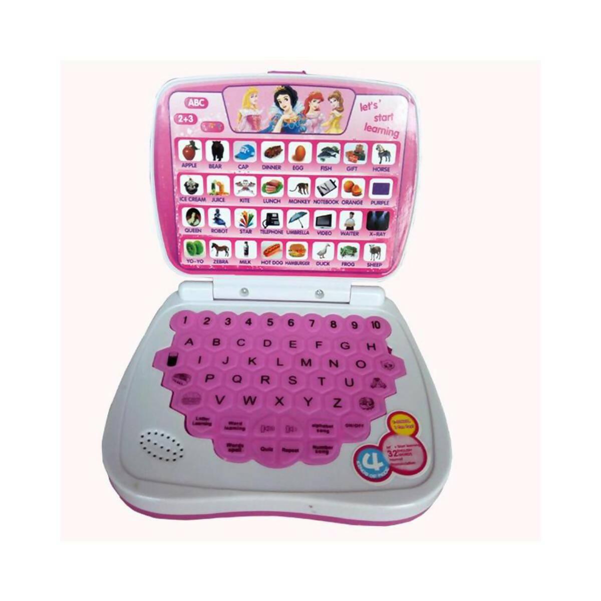 Disney Princess Educational Laptop - Pink & White - ValueBox