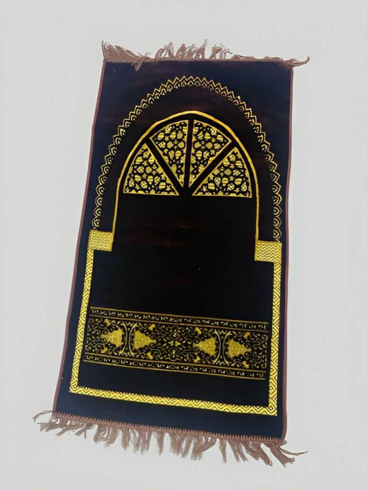 Brown - Prayer Rug with Pure Design - ValueBox