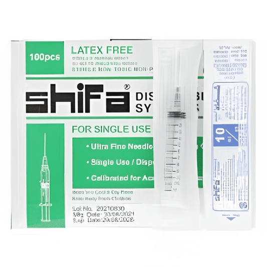 Shifa 10CC Syringe 1x100 (L)