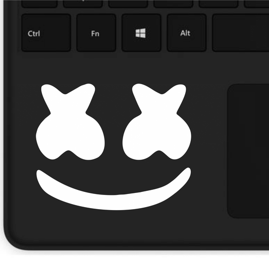 Marshmello EDM DJ Vinyl Decal Laptop Stickers, Laptop Stickers by Sticker Studio - ValueBox