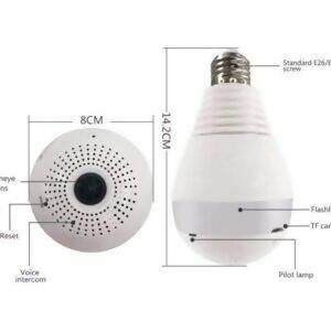 V380 Panoramic Light Bulb IP Wireless Camera 960P HD - ValueBox