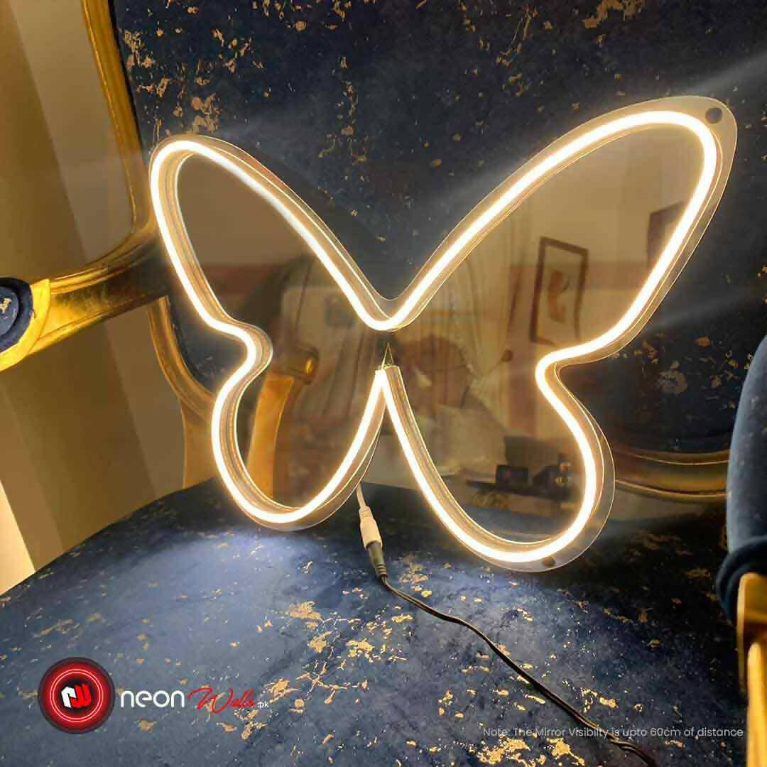 Butterfly Selfie Neon Mirror - Neon Light - ValueBox