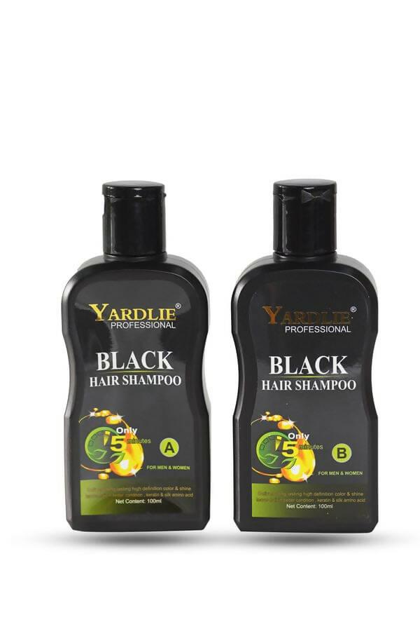 Yardlie Professional Hair Dye Shampoo Mixing Paste Natural Black 200ml. - ValueBox