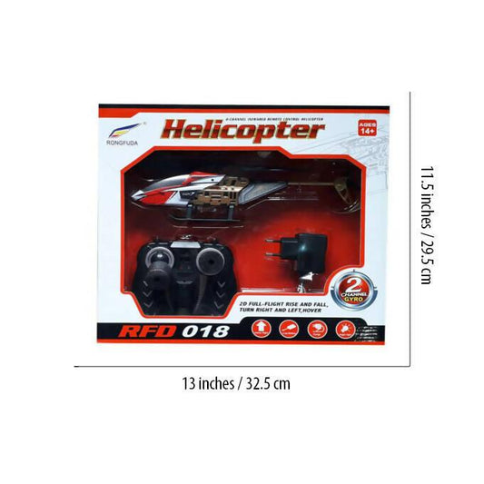 Remote Control Helicopter Rfd-018 - 2 Channel - Multi Color - ValueBox