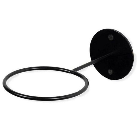 Black Round Wall Mounted / Wall Hang Ring Holder for Flower Pot Plant 5 inch - ValueBox