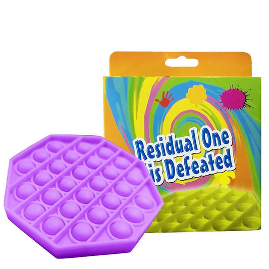 Pop It Push Pop Bubble Fidget Spinner Toy - 5 inches - Hexagon