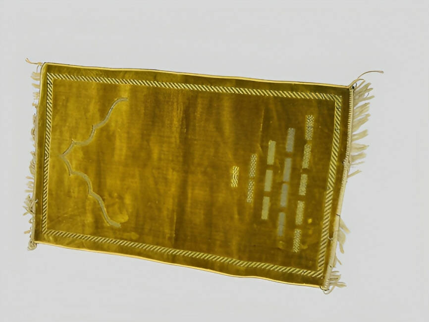 Velvet Foam Janamaz Quilted or Embossed Jai Namaz Prayer Mat Anti Slip Large Size