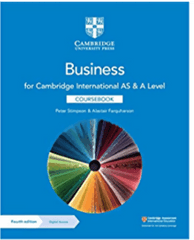 Cambridge International AS & A Level BUSINESS Coursebook 4TH Edition BY PETER STIMPSON Available In Pakistan. - ValueBox