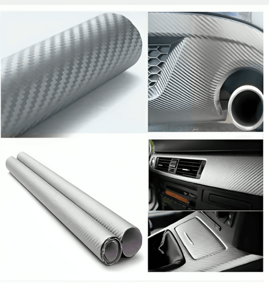 30cmx60cm 3D Carbon Fiber Vinyl Car Wrap Sheet Roll Film Car stickers and Decals Motorcycle Car Styling Accessories Automobiles - ValueBox