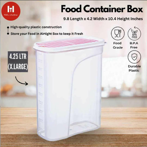 Plastic Food Storage container box 4.25ltr - ValueBox