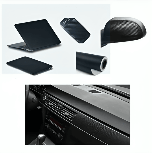 30x40cm 3D Carbon Fiber Vinyl Film Bubble Free For Car Wraps Film Laptop Skin Phone Cover Motorcycle - ValueBox