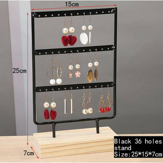 New steel holder for dangle earrings bracelets jewelry display stand - ValueBox