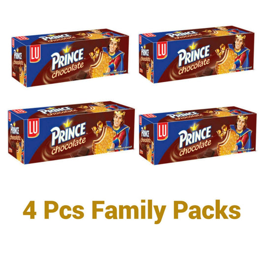 Prince Chocolate Sandwich Biscuits. Family Pack. 4 Pcs.