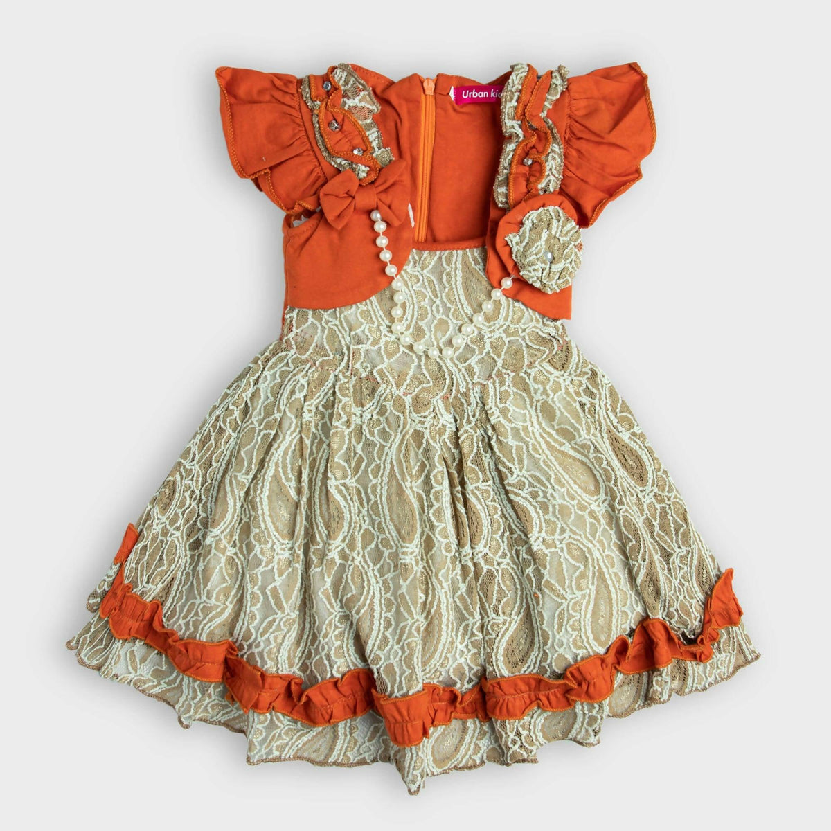 New born cotton Net Frock - ValueBox