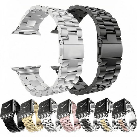Heavy Metal Straps 42mm/44mm Band Straps Smart Watch Strap Bracelet For T500+,T500+pro,HW22pro,MC72pro,LD5,Watch7,T100plus,HT99 etc - ValueBox