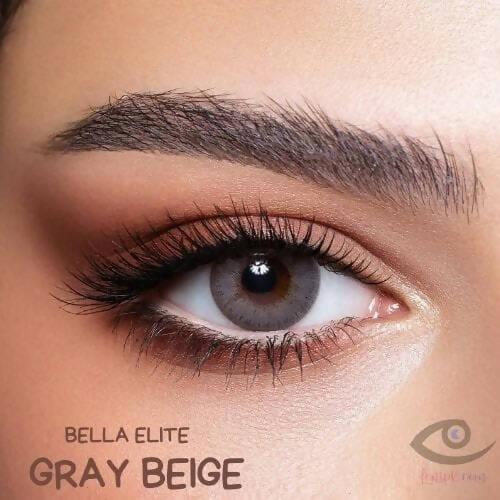 Bella Gray Beige Eye Lenses – Elite Collection