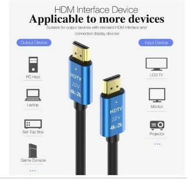 1.5, 3 And 5 Meter HDMI Cable For Laptop to LED - 4k Supported - Male To Male HDMI Cable Standard
