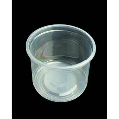Pack Of 100 - Transparent Plastic Food Storage Containers With Lids 2 Oz - ValueBox