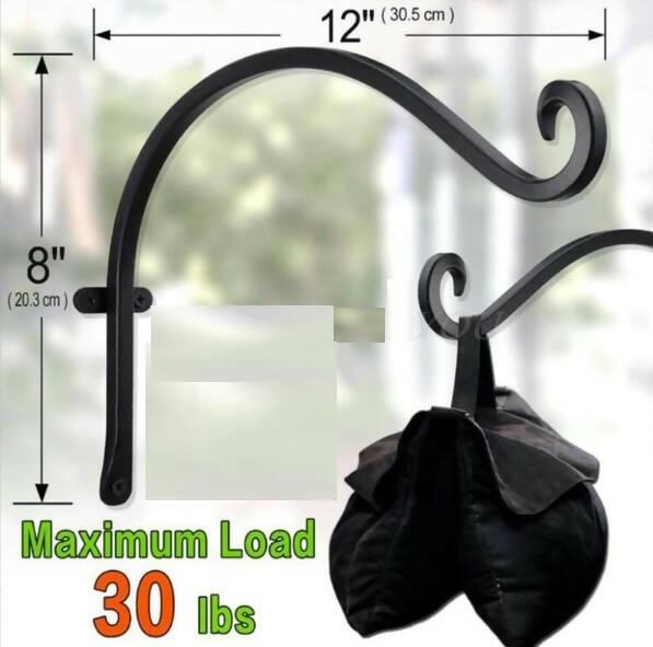 Wall Hanging Flower Pot Support Plant Bracket Hook Hanger - ValueBox