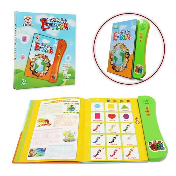 English Reading Electronic Learning E-Book - Early Education Activity Books with Sound & Music - ValueBox