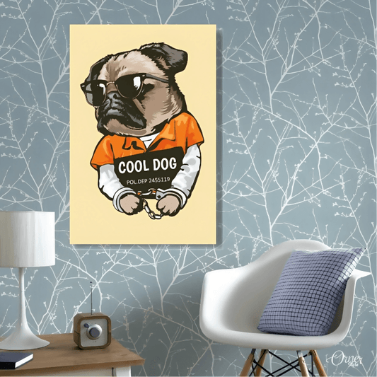 Cool Dog (Single Panel) | Animal Wall Art - ValueBox