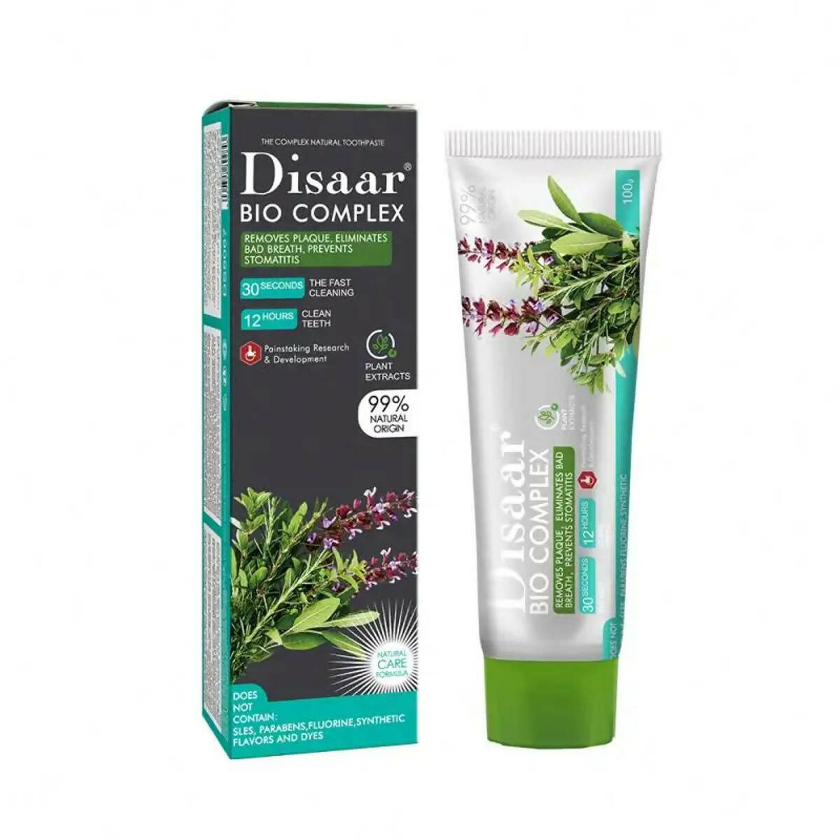 Disaar Herbal Toothpaste Organic Teeth Remove Plaque Bad Breath Toothpaste 100g DS5067