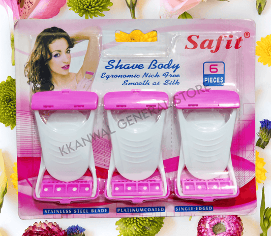 Safit Shave Body Razor-6 Pcs For Womens - ValueBox