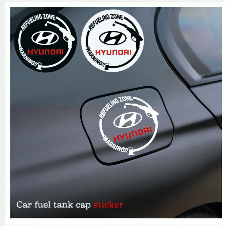 1pcs Car Waterproof Fuel Tank Cover Sticker For Hyundai elantra sonata-sedans Tucson Modified Car Sticker Special Body Decals Decoration Automobiles Car Accessories Car Sticker vinyl decal decorate sticker Waterproof Fashion Funny Car Styling Accessorie - ValueBox