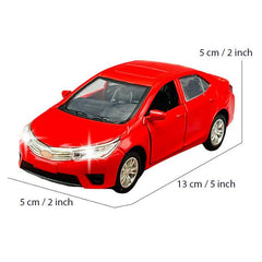 Toyota Corolla Grande Diecast Metal Model Toy Car Collection - Red