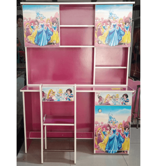 Princess Study Table With Chair - ValueBox