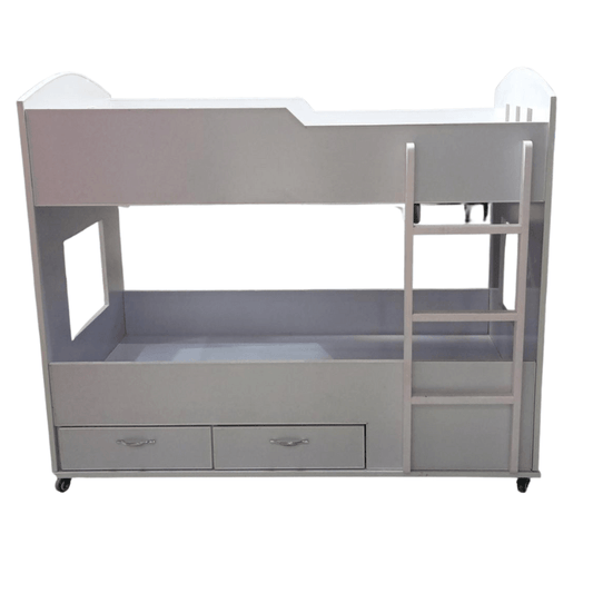 Double Bed white