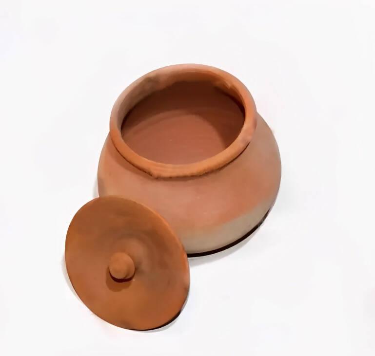 Clay Yogurt Pot with Lid | Dahi banane ka Pot | Yogurt making Pot | Clay Pot for yogurt - ValueBox