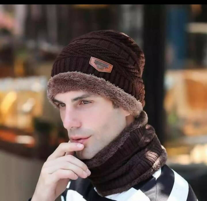Winter Cap and neck warmer for Unisex