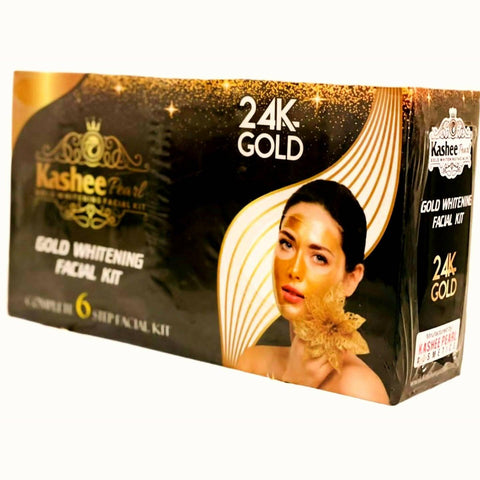 Kashee Pearl 24k Gold whitening Facial kit - ValueBox