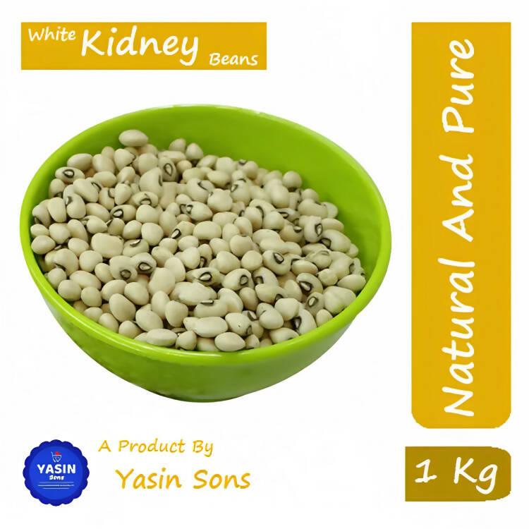 White Kidney Beans | Safaid Lobya | Lobia | 1 Kg - ValueBox