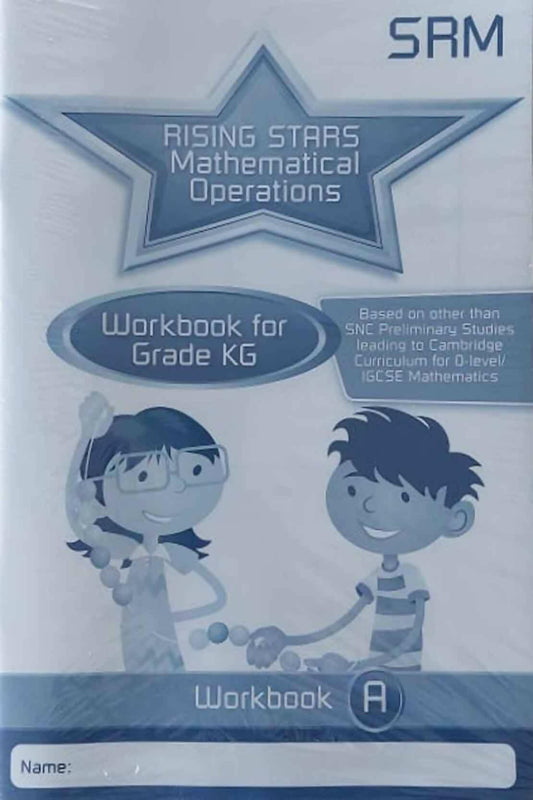 Rising Stars Mathematics Workbook Class KG (Pack Of 3 A,B,C)
