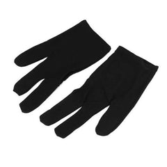 1 Pair - Elastic Fingers Snooker Cue Shooter Gloves for Right and Left Hand