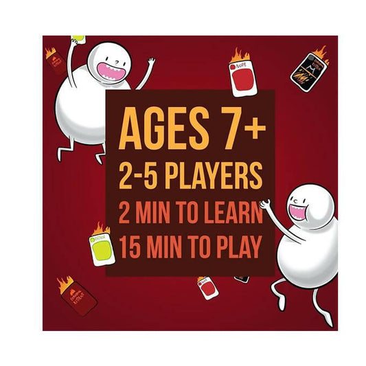 Exploding Kittens LLC - A Russian Roulette Card Game, Friendly Party Games - Games for Adults, Teens & Kids