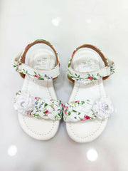 Fashion Infant Baby Girl Princess PU Leather+Cloth Soft Sole Sandals Toddler Summer Shoes Bow-Knot Crib Shoes Sandal