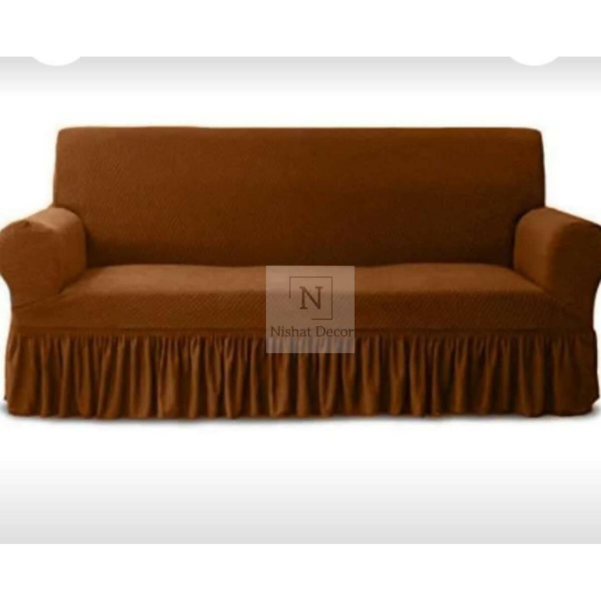 Turkish Style Sofa Cover in Micro Mash Stuff ( Standard Size ) - ValueBox