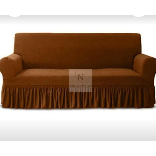 Turkish Style Sofa Cover in Micro Mash Stuff ( Standard Size )
