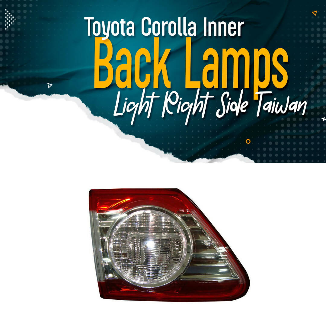 Toyota Corolla Inner Back Lamps Light Right Side Taiwan - Model 2012-2014