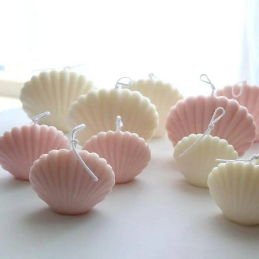 pack of 2 large Sea Shell Scented Candles