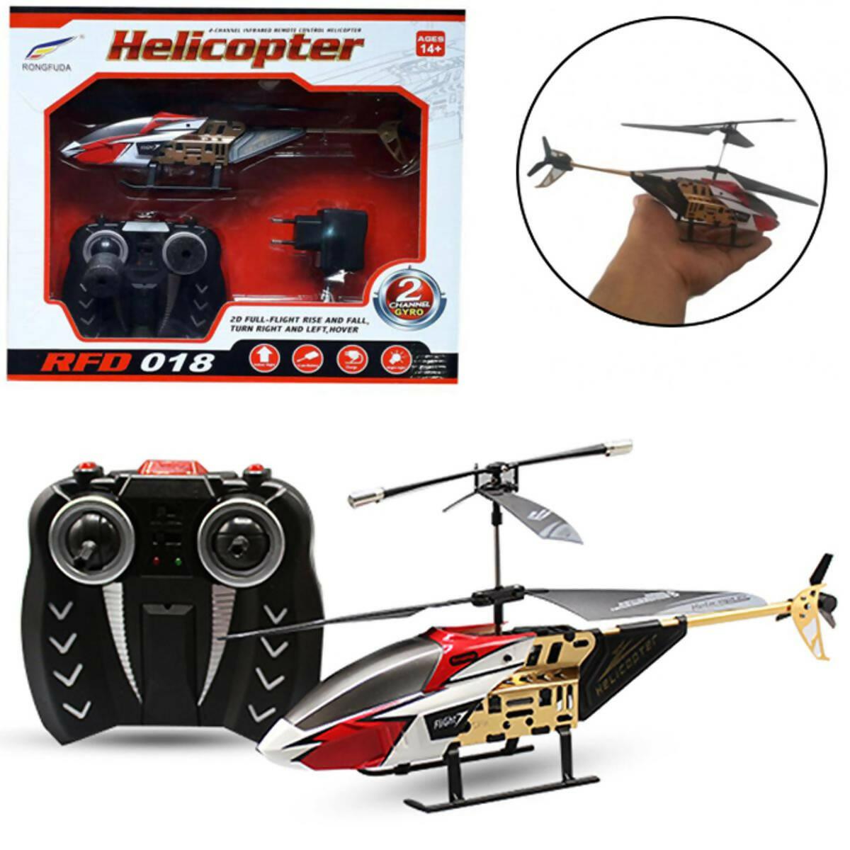 Remote Control Helicopter Rfd-018 - 2 Channel - Multi Color - ValueBox