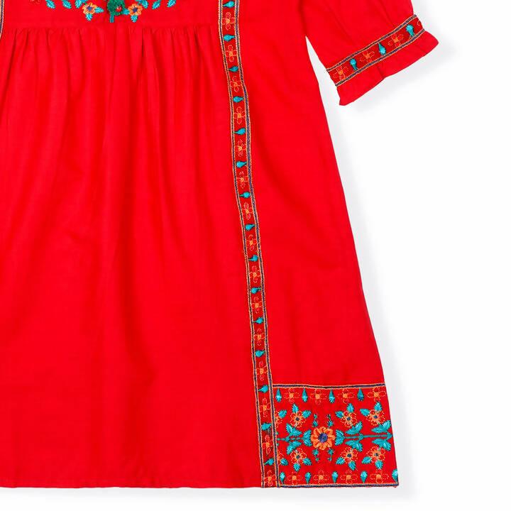 Red Summer Girl Kurti - ValueBox