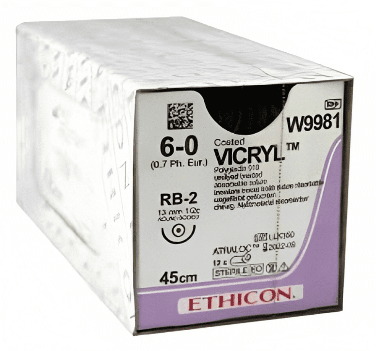 Vicryl W9981 Sutures 1x12 (L)
