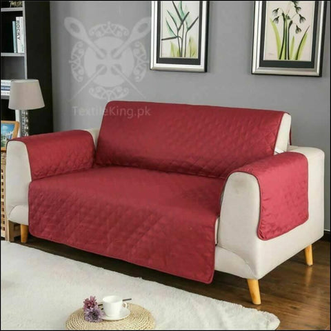 Quilted Cotton Sofa Cover - Sofa Runner - Coat Cover - All Color & Sizes - ValueBox