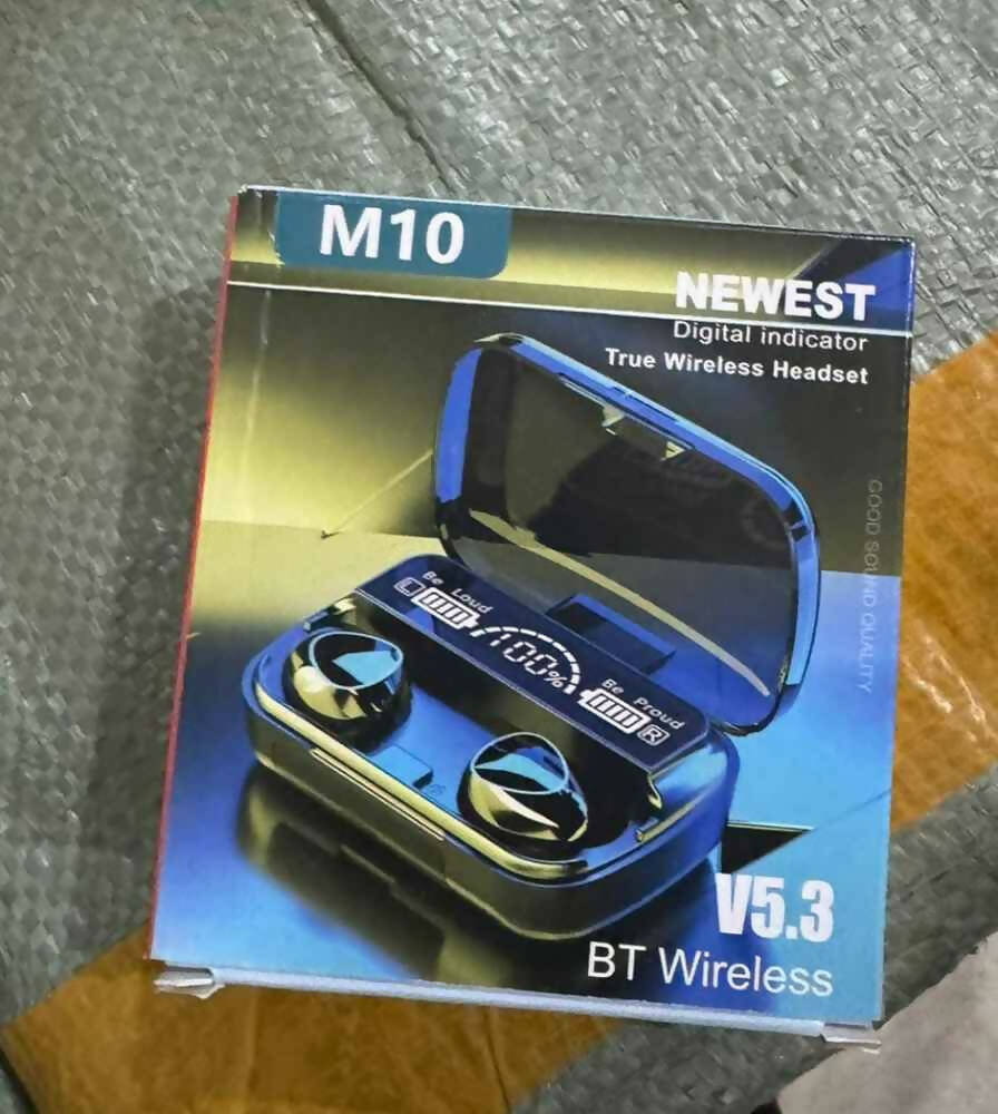 M10 NEWEST Digital indicator True Wireless Headset