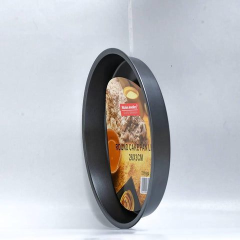 Round Cake and Pizza Pan Large (26x3)cm - ValueBox